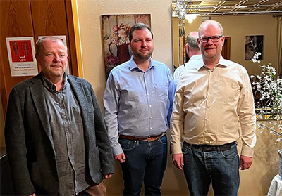v.L.n.R.: Volker Mellies, Marcel Butzkies und Christian Heinen