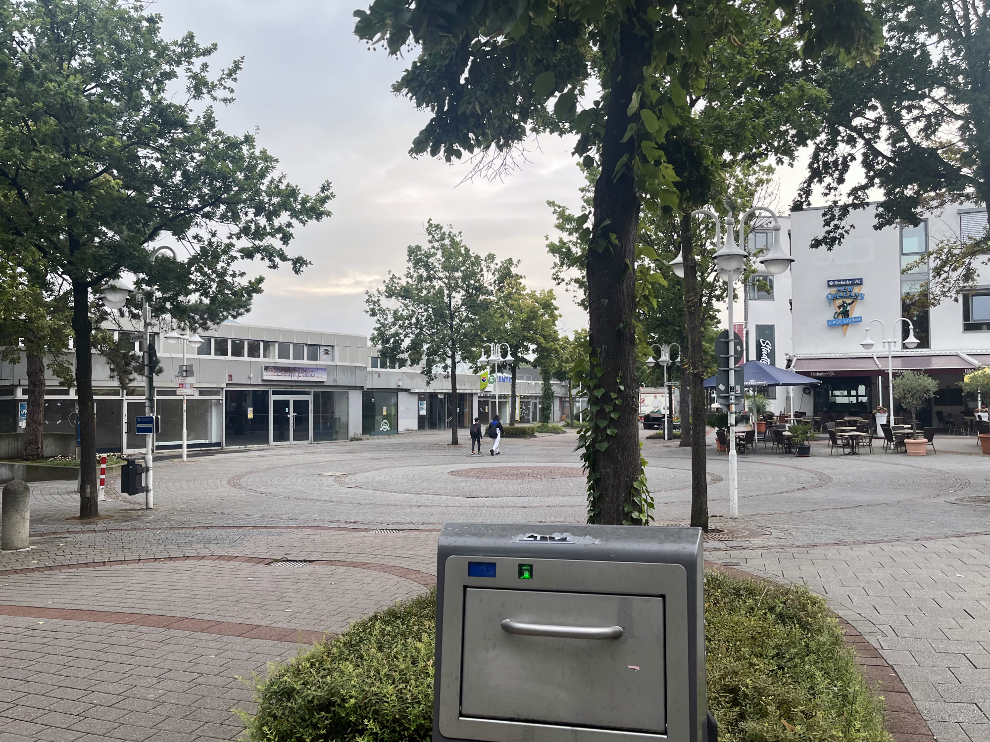 Foto des leerstehenden City Centers in Bad Oeynhausen